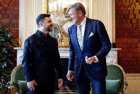 King Willem-Alexander Meets President Zelensky - The Hague