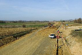 Construction Site for the Highway A69 Toulouse-Castres - France