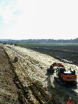 Construction Site for the Highway A69 Toulouse-Castres - France