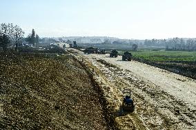 Construction Site for the Highway A69 Toulouse-Castres - France