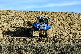 Construction Site for the Highway A69 Toulouse-Castres - France
