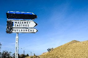 Construction Site for the Highway A69 Toulouse-Castres - France
