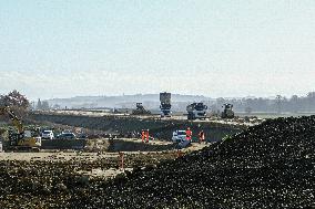 Construction Site for the Highway A69 Toulouse-Castres - France