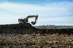 Construction Site for the Highway A69 Toulouse-Castres - France