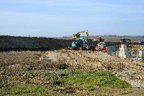 Construction Site for the Highway A69 Toulouse-Castres - France