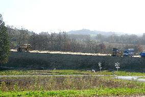 Construction Site for the Highway A69 Toulouse-Castres - France