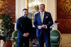 King Willem-Alexander Meets President Zelensky - The Hague