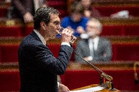 Social Security Financing Bill Debate - France