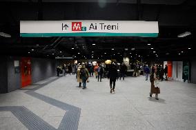 Inauguration Of New Metro C Station Metronia-Colosseo - Rome