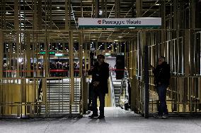 Inauguration Of New Metro C Station Metronia-Colosseo - Rome