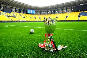 The Italian Super Cup Trophy Arrives In Saudi Arabia