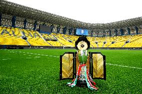 The Italian Super Cup Trophy Arrives In Saudi Arabia