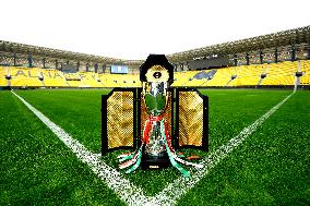 The Italian Super Cup Trophy Arrives In Saudi Arabia