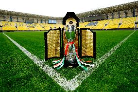The Italian Super Cup Trophy Arrives In Saudi Arabia