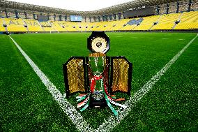 The Italian Super Cup Trophy Arrives In Saudi Arabia