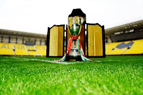 The Italian Super Cup Trophy Arrives In Saudi Arabia
