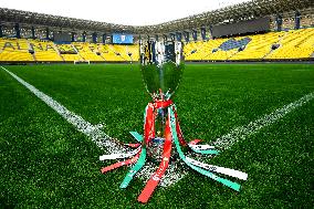 The Italian Super Cup Trophy Arrives In Saudi Arabia