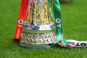 The Italian Super Cup Trophy Arrives In Saudi Arabia