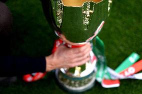 The Italian Super Cup Trophy Arrives In Saudi Arabia