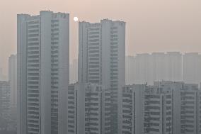 Haze Weather in Fuyang