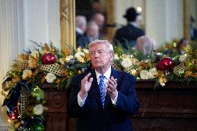 Donald Trump at Hanukkah reception - Washington