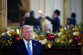 Donald Trump at Hanukkah reception - Washington