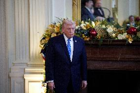 Donald Trump at Hanukkah reception - Washington