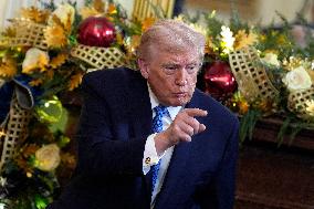 Donald Trump at Hanukkah reception - Washington