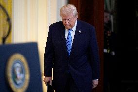 Donald Trump at Hanukkah reception - Washington