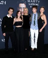 'Marty Supreme' New York Premiere