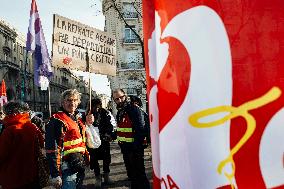Protest Against The Social Security Finance Bill - Paris