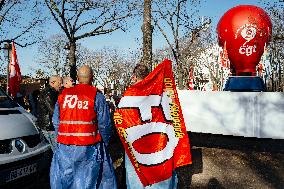 Protest Against The Social Security Finance Bill - Paris