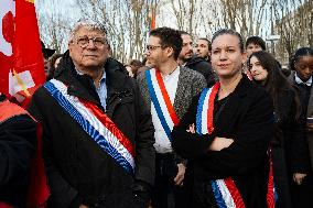 Protest Against The Social Security Finance Bill - Paris