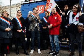Protest Against The Social Security Finance Bill - Paris