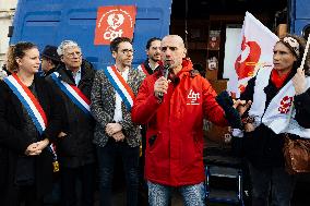 Protest Against The Social Security Finance Bill - Paris