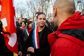 Protest Against The Social Security Finance Bill - Paris