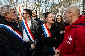 Protest Against The Social Security Finance Bill - Paris