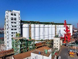 Offshore Grain Warehouse Construction in Lianyungang