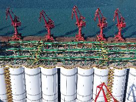 Offshore Grain Warehouse Construction in Lianyungang