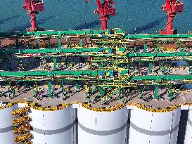 Offshore Grain Warehouse Construction in Lianyungang