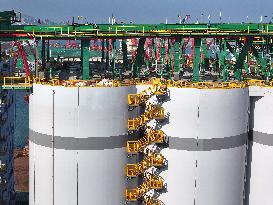 Offshore Grain Warehouse Construction in Lianyungang