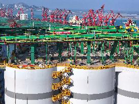 Offshore Grain Warehouse Construction in Lianyungang