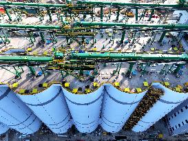 Offshore Grain Warehouse Construction in Lianyungang