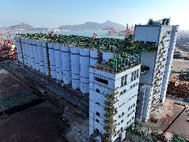 Offshore Grain Warehouse Construction in Lianyungang
