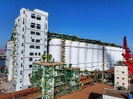 Offshore Grain Warehouse Construction in Lianyungang