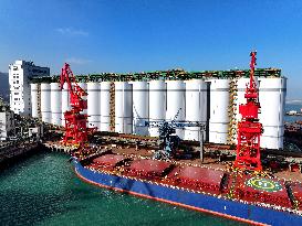 Offshore Grain Warehouse Construction in Lianyungang