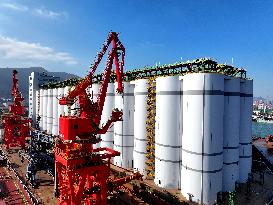 Offshore Grain Warehouse Construction in Lianyungang