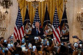 Trump Hosts a Hanukkah Reception - Washington