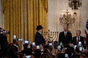Trump Hosts a Hanukkah Reception - Washington