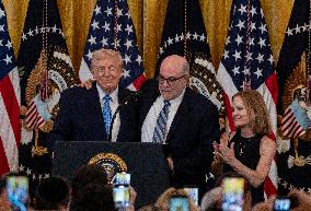 Trump Hosts a Hanukkah Reception - Washington